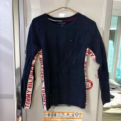 Tommy Hilfiger トミーヒルフィガー レディース ネイビー ニット 出品