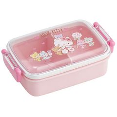ハローキティ もふもふタイニーチャム ふわっとフタタイトランチボックス角型 スケーター