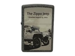 zippo ジッポー 2015年製 The ZIppo Jeep ジープ オイルライター グレー 雑貨 009