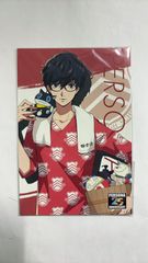 MR-04169 主人公 ペルソナ5 限定ポストカード 「ペルソナ シリーズ25周年記念×極楽湯・RAKU SPA 現実と風呂の狭間」 グッズ購入特典