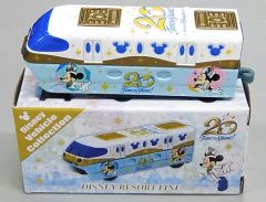 중고 トミカ ディズニーリゾートライン 20 Time to Shine! ホワイト×ライトブルー×ゴールド 「トミカ ディズニービークルコレクション」 東京ディズニーリゾート限定