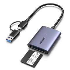 UGREEN cfexpress type b カードリーダー USB-C/USB-A 2in1 8K転送可 最大10Gbps USB3.1 Gen2ma 8284046c