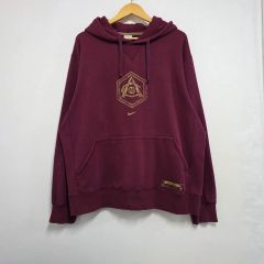XXL 00s NIKE ナイキ アーセナル オーバーサイズ 起毛 フーディー バーガンディ