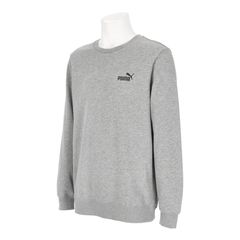 PUMA プーマ ESS スモール NO.1 ロゴ クルースウェット TR スポーツスタイル ウェア スウェットシャツ 687537 〇、 03 MediumGray