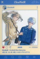 중고 キャラカード 叶＆葛葉 キービジュアル ランダムSNS風クリアカード 「バーチャルYouTuber にじさんじ ChroNoiR Blue Memories」 にじさんじオフィシャルストア 対象商品購入特典