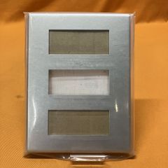 新金属コンセントプレート パナソニック WTF9209 9コ用 2型 コスモシリーズワイド21