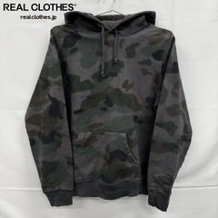 Supreme シュプリーム 20SS Overdyed Hooded Sweatshirt 後染め オーバーダイ スウェット パーカー ブラック ペインティッド カモ S
