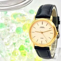 【美品/新品電池】CITIZEN シチズン FORMA フォルマ メンズ 腕時計 ゴールド 4631-E64286 501085 新品ベルト 刻印あり