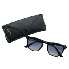 【付属品完備】【現行品】Ray Ban レイバン RB4258F 601/19 52-20 サングラス ブラック ライトブルーグラディエント アイウェア 52□20-150 紫外線カット率99.0% 以上 メンズ レディース ユニセックス 男女兼用
