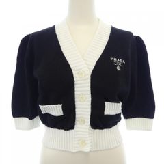 プラダ PRADA クロップド セミラグランショルダー P25I04 S211 1ZO5 カーディガン