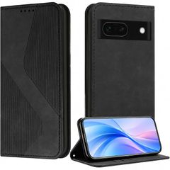 【新品】 Google pixel 8a 用 ケース 手帳型 PUレザー グーグルピクセル8a 用ケース カード収納 スタンド機能 (ブラック) 1