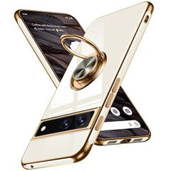 【新品】 PNEWQNE Google Pixel 7A 用ケース リング 耐衝撃 TPU ソフトケース 薄型 軽量 さらさら肌触り ストラップホール付き カバー グーグル ピクセル 7a 用カバー 米軍MIL規格取得 衝撃吸収 車載ホルダー対応 スタンド 1