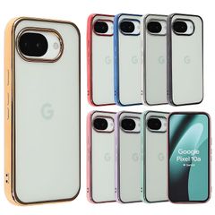 【新品】 Pixel 10a 対応 ケース Pixel10a カバー TPU color Google グーグル ピクセル10a 互換品 ソフトケース 透明 クリアケース スマホケース 携帯カバーおしゃれ かわいい 薄型 保護 耐衝撃 携帯ケース ゴールド 1