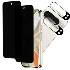 【新品】 【2枚+2枚セットのぞき見防止】 KPNS 日本素材製 覗き見防止 Google Pixel 9 Pro 用 ガラスフィルム 強化ガラス カバー 保護フィルム 1