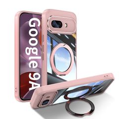 【新品】 [ShinKin] スマホケース Google Pixel 9a 用 ケース カバー 透明PC + TPU素材 ケース リング付き カバー スタンド機能 スマホケース 透明レンズフィルム保護機能付き 強化された保護 携帯電話のレンズフィルム 軽量 1