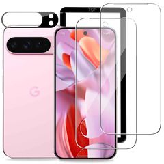 【新品】 Google Pixel 9 pro XL用 ガラスフィルム (2枚)＋ カメラフィルム (1枚) 指紋認証対応 1