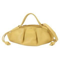 未使用 展示品 ロエベ LOEWE パセオ スモール 2way ハンド ショルダー バッグ レザー イエロー ゴールド 金具 A709P48X02 90335928
