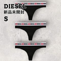 Y 新品未開封 DIESEL THREEPACK STRING ディーゼル Tバック ショーツ 3枚入 S ブラック