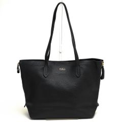 フルラ／FURLA バッグ トートバッグ 鞄 ハンドバッグ レディース 女性 女性用レザー 革 本革 ブラック 黒 LUCE M ルーチェ シボ革 シュリンクレザー 肩掛け ワンショルダーバッグ