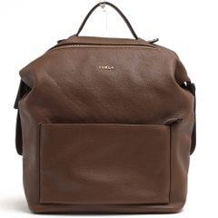 フルラ／FURLA リュック バッグ バックパック レディース 女性 女性用レザー 革 本革 ブラウン 茶 Dafne Avatar Backpack ダフネ 2WAY トートバッグ シボ革 シュリンクレザー