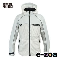ROUGH&ROAD ラフアンドロード バイク用 RR7352 ダイレクトエアメッシュパーカーFP プラチナシルバー Lサイズ RR7352/P.SILVER/L (2589988)
