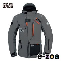 ROUGH&ROAD ラフアンドロード バイク用 ウォーターシールドコマンドジャケット グレー/BLサイズ RR7252GYB3 (2589921)