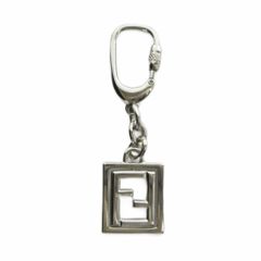 フェンディ FENDI キーリング ストラップ チャーム ロゴ シルバー色 ■GY11 /MQ ■OH