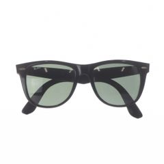 レイバン RAY BAN WAYFARER ウェイファーラー サングラス セルフレーム 54□18 黒 ブラック グリーンレンズ ロゴ RB2140-A /RI ■OS ■GY18