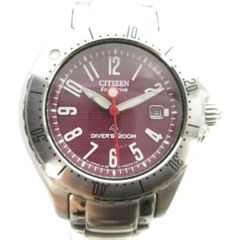 シチズン CITIZEN 8512-H29948 ダイバーズ ウォッチ 200M 腕時計 ソーラー デイト カレンダー付き シルバー色 ■GY18 /MQ