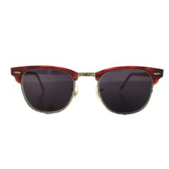 レイバン RAY BAN サングラス ハーフリム べっこう柄 茶 ブラウン 黒 ブラック W1117 /AN78 ■GY42