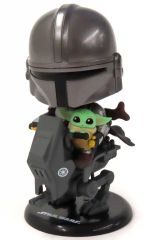 【中古】トレーディングフィギュア マンダロリアン＆グローグー(AT-RT) 「コスビ スター・ウォーズ/マンダロリアン・アンド・グローグー」