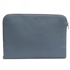 フルラ／FURLA バッグ セカンドバッグ クラッチバッグ 鞄 メンズ 男性 男性用レザー 革 本革 グレー 灰色 ARGO アルゴ ドキュメントケース シボ革 シュリンクレザー L字ファスナー