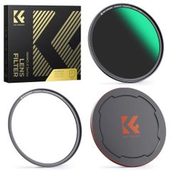K&F CONCEPT 82mm 磁気式 NDフィルター ND64 レンズキャップ アダプターリング 磁気吸着 装着便利 減光フィルター 28層ナノコーティング 超薄型 撥水 防汚 Nano-Xcel FG704送料無料 1342f408