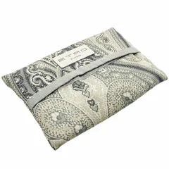 エトロ ティッシュケース ロゴプレート ペイズリー ポケットティッシュケース ファブリック グレー系 マルチカラー ETRO Profumi ポケットティッシュカバー ポケットティッシュ入れ ブランド小物 【中古】
