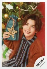 【中古】生写真(ジャニーズ) なにわ男子/長尾謙杜/上半身/Greeting Photo ～Christmas 2020～/公式生写真