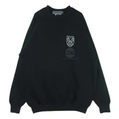 COMME des GARCONS コムデギャルソン AD2014 IK-T007 GOOD DESIGN SHOP グッドデザインショップ別注 ラッセルアスレチック EEHS CDGロゴプリント クルーネック スウェット トレーナー ブラック系 M【中古】のサムネイル