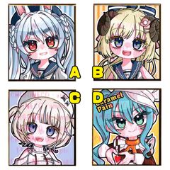 手描きイラスト　ミニ色紙　「さくらんぼ」 手描きイラストミニ色紙「さくらんぼ」