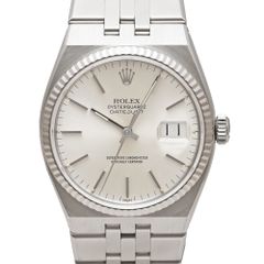保証書付き ROLEX オイスタークォーツ デイトジャスト 1985年前後  保証書付きRef.17014 シルバー 中古品 メンズ 腕時計