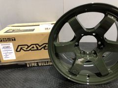 【新品】RAYS gramLIGHT 57 DR-X レイズ グラムライツ 17インチ 4本 8J6HPCD139.7±0 ジャングルグリーン 限定色 パジェロ等　(MHZ694)