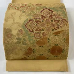 蘇州刺繍 相良刺繍 汕頭刺繍 本金箔 袋帯 鳥 金糸 正絹 Q635