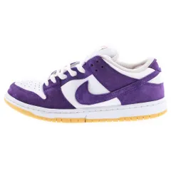 NIKE SB (ナイキエスビー) DUNK LOW PRO ISO ORANGE LABEL ダンク オレンジレーベル ローカットスニーカー ホワイト/パープル US10/28cm DV5464 500