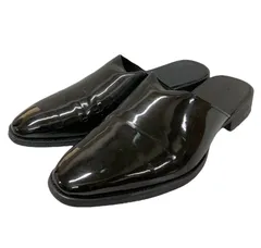 AT-170 MB サボサンダル ブラック エナメル メンズ  Mサイズ