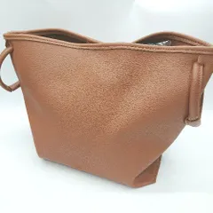 ◇ Θ ノーブランド シンプル ボストン風バッグ ブラウン系 レディース E  【1505220015852】