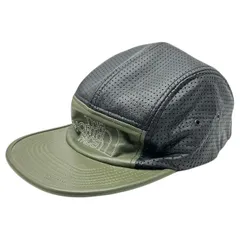THE NORTH FACE PURPLE LABEL(ノースフェイスパープルレーベル)  FIELD LEATHER CAP - KHAKI フィールド レザー キャップ NN8900N カーキ×ブラック 帽子 ラム 本革