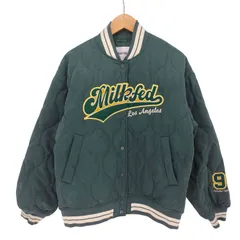 ミルクフェド MILKFED. LOGO PATCH QUILTED JACKET ロゴパッチ キルテッド ジャケット レディース JPN：M のサムネイル