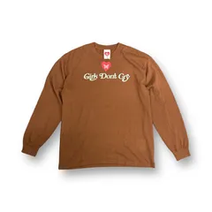 新品 Girls Don't Cry BUTTERFLY L/S T-SHIRT バタフライロングスリーブTシャツ ロンT カットソー ガールズドントクライ ブラウン L 70238A6のサムネイル