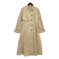 リランドチュール スタンドカラー トレンチコート ドレスコート ロング丈 81120740 春秋 通勤 通学 Rirandture アウター IL12431■