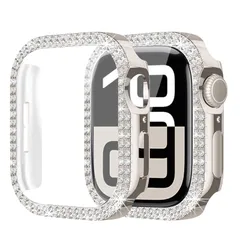 【新着商品】グリッターApple Watch保護ケース PC素材 対応 デザイン 40mm SE3/SE2/SE/6/5/4 全面保護 Series カバー 防塵 アップルウォッチ ケース キズ防止 Watch Apple 軽量(40mm，Starlight)
