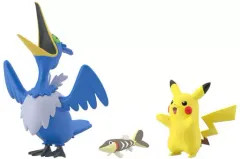 【中古】食玩 トレーディングフィギュア 2.ウッウ＆サシカマス＆ピカチュウ 「ポケモンスケールワールド ガラル地方2」