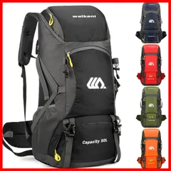 【在庫処分】ハイキング バックパック 50L 防水 折りたたみ [Taeku] 登山リュックザック 軽量 大容量コンパクト 旅行 遠足 通勤 便利 男女兼用 デイパック マウンテン キャンプ トレッキング アウトドア トラベル用